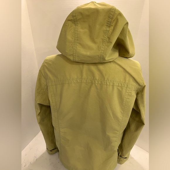 Columbia Green Utility Jacket with Hood and Adjustable Hem - Picture 9 of 16